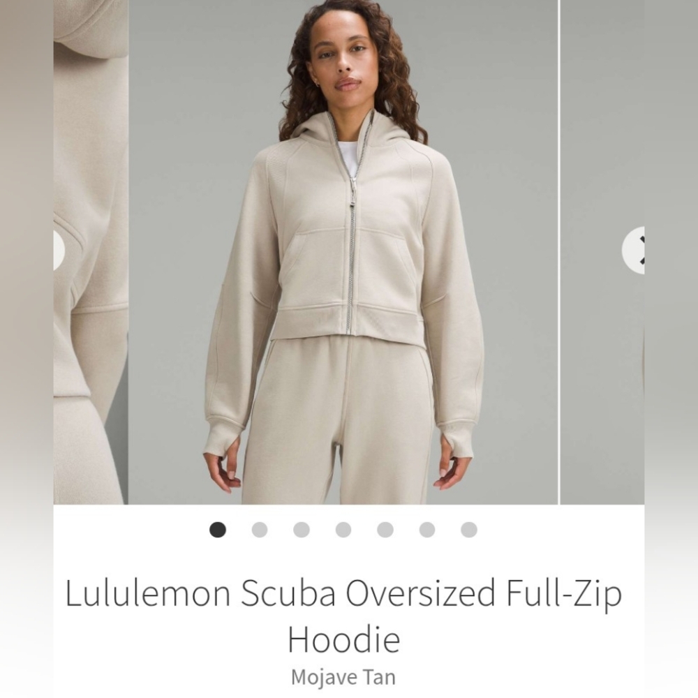 Lululemon Scuba Oversized Full Zip M/L